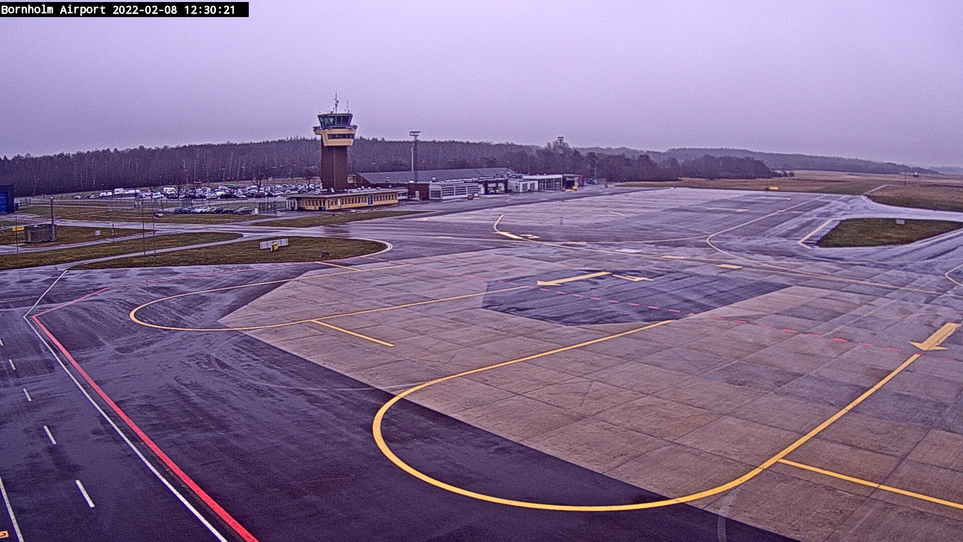Webcam Flughafen Bornholm, Bornholm, Hovedstaden, Dänemark