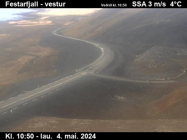 Webcam Festarfjall, Grindavíkurbær, Suðurnes, Island