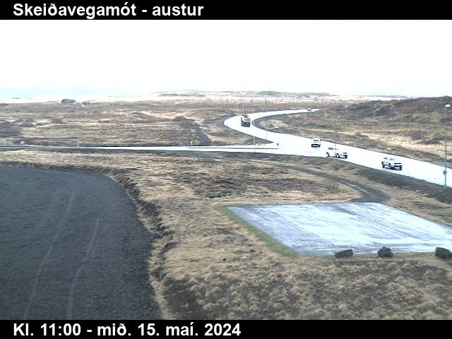 Webcam Skeiðavegamót, Flóahreppur, Suðurland, Island
