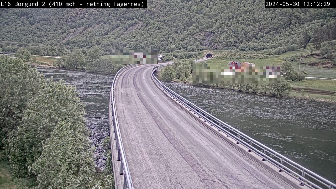 Webcam Bergsbrui, Lærdal, Sogn og Fjordane, Norwegen