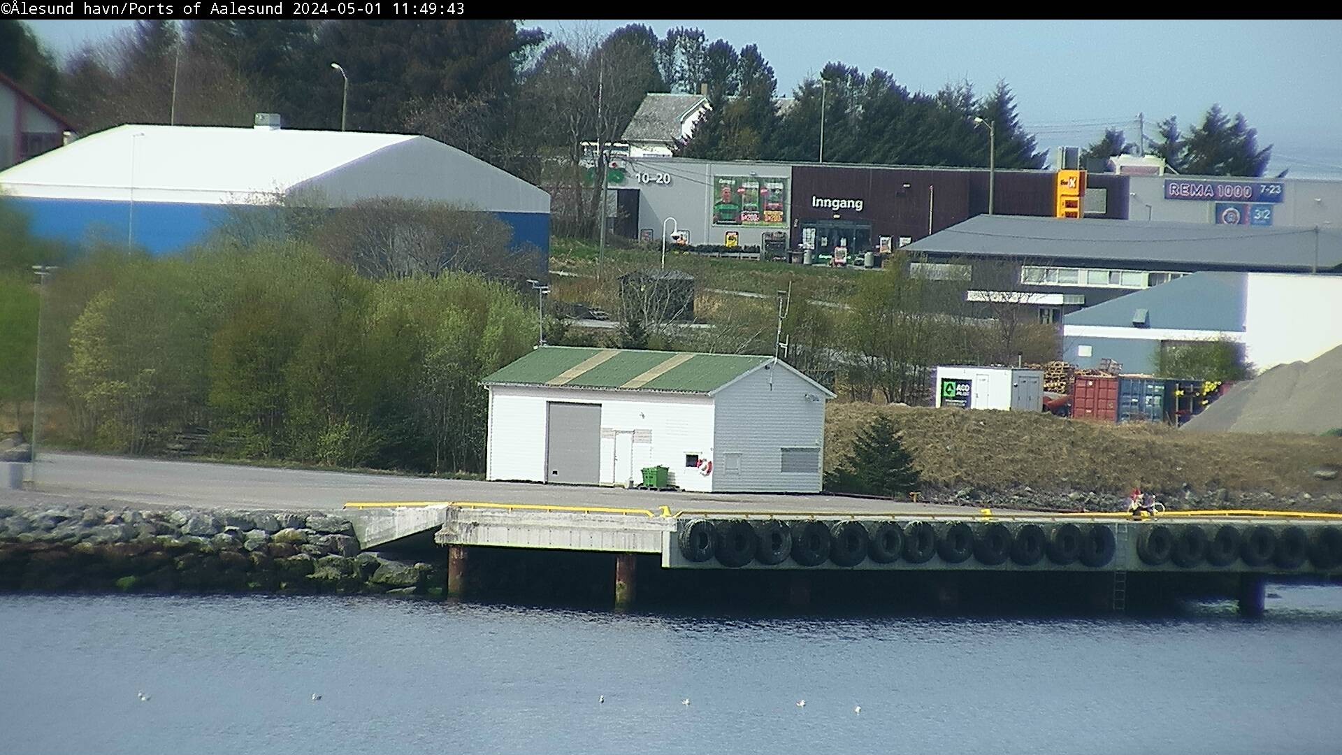 Webcam Gjøsundet havneanlegg, Giske, Møre og Romsdal, Norwegen