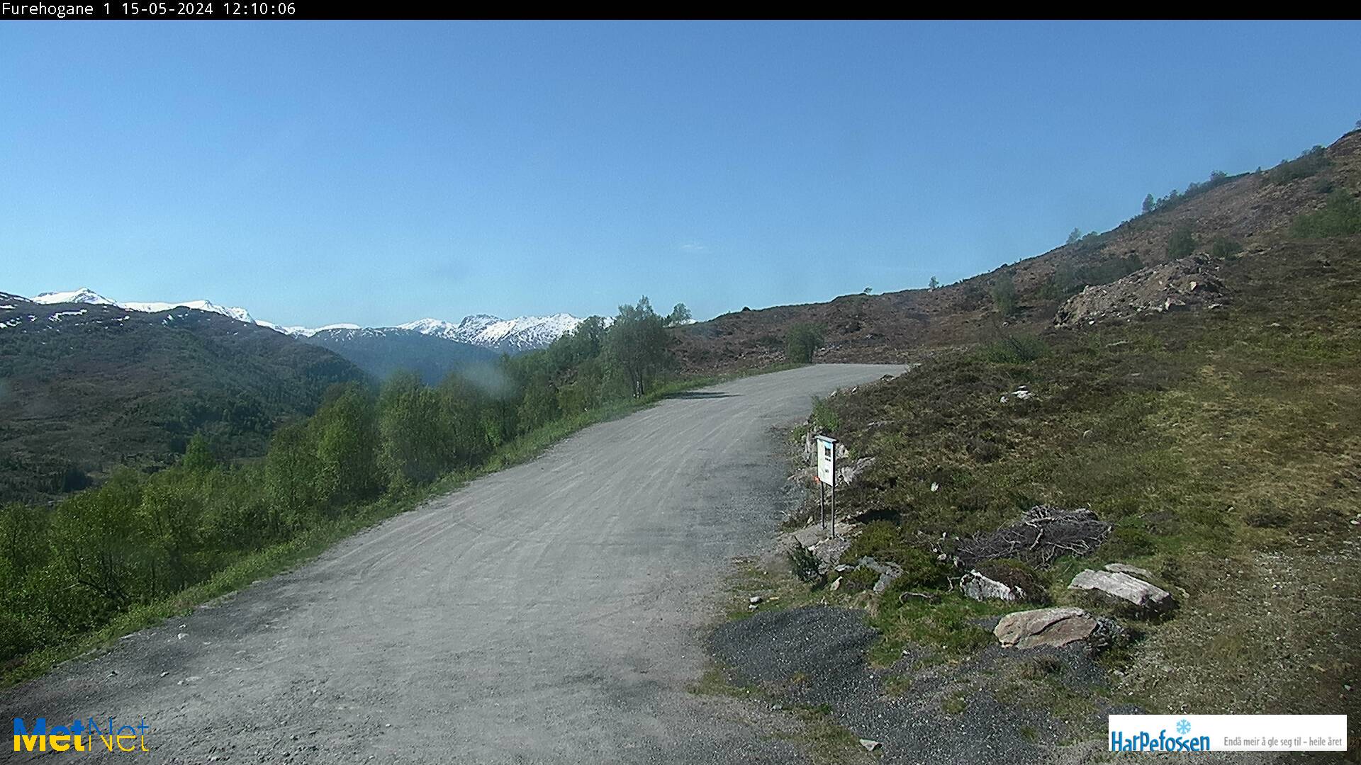 Webcam Harpefossen Skisenter, Eid, Sogn og Fjordane, Norwegen