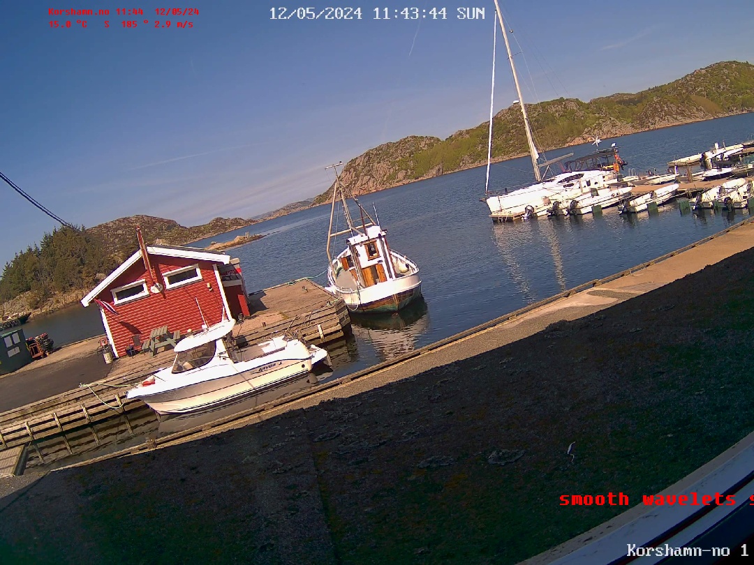 Webcam Korshamn, Lyngdal, Vest-Agder, Norwegen