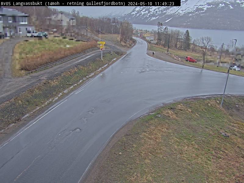 Webcam Langvassbukta, Kvæfjord, Troms, Norwegen
