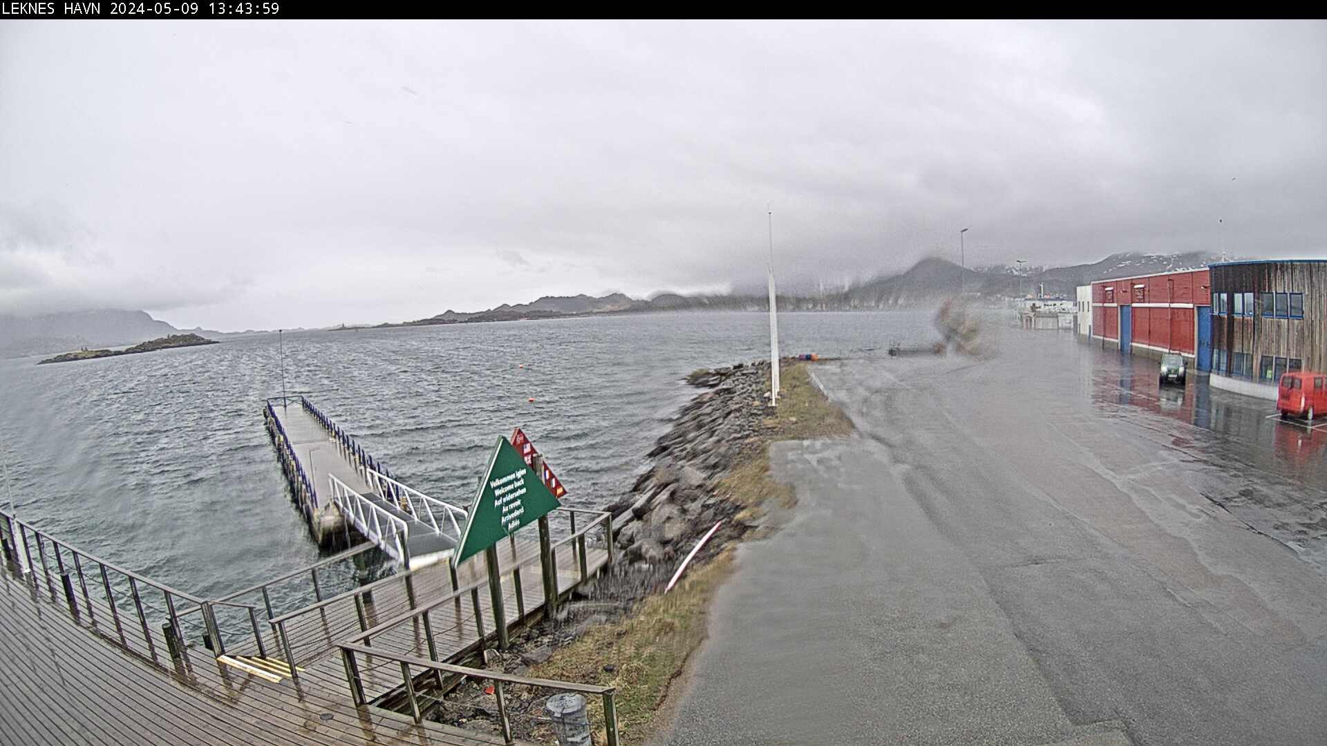 Webcam Leknes, Vestvågøy, Nordland, Norwegen