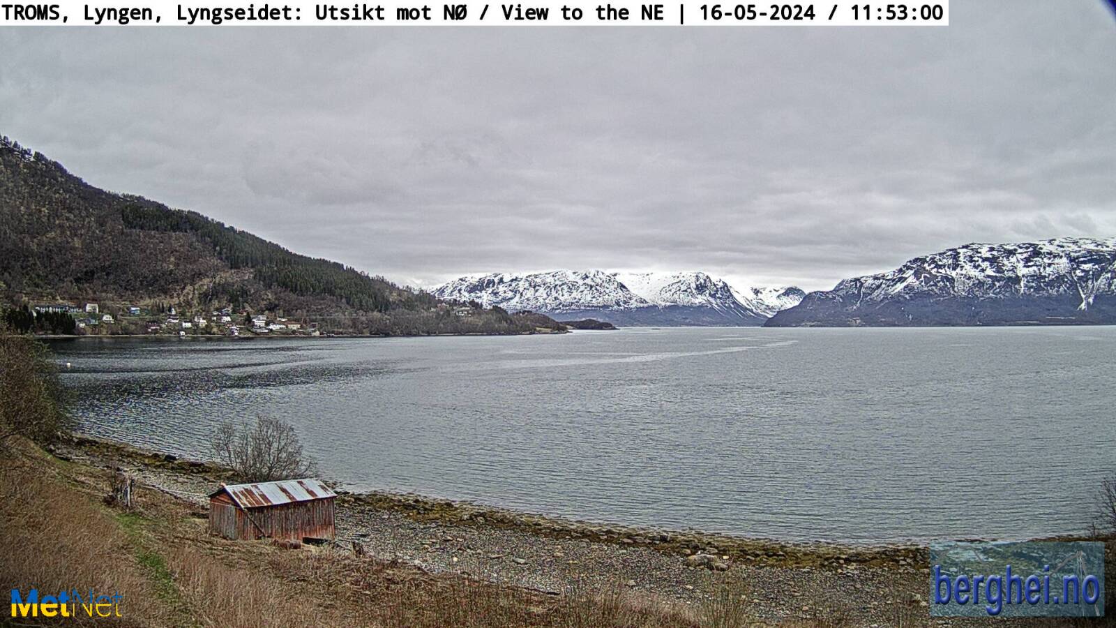 Webcam Lyngseidet, Lyngen, Troms, Norwegen