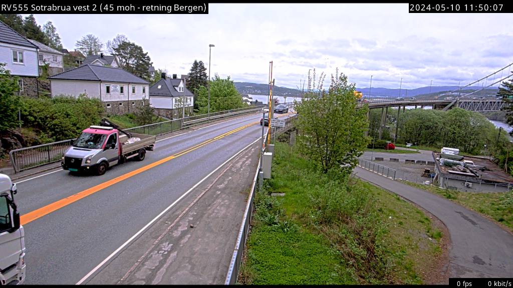 Webcam Sotrabrua, Fjell, Hordaland, Norwegen