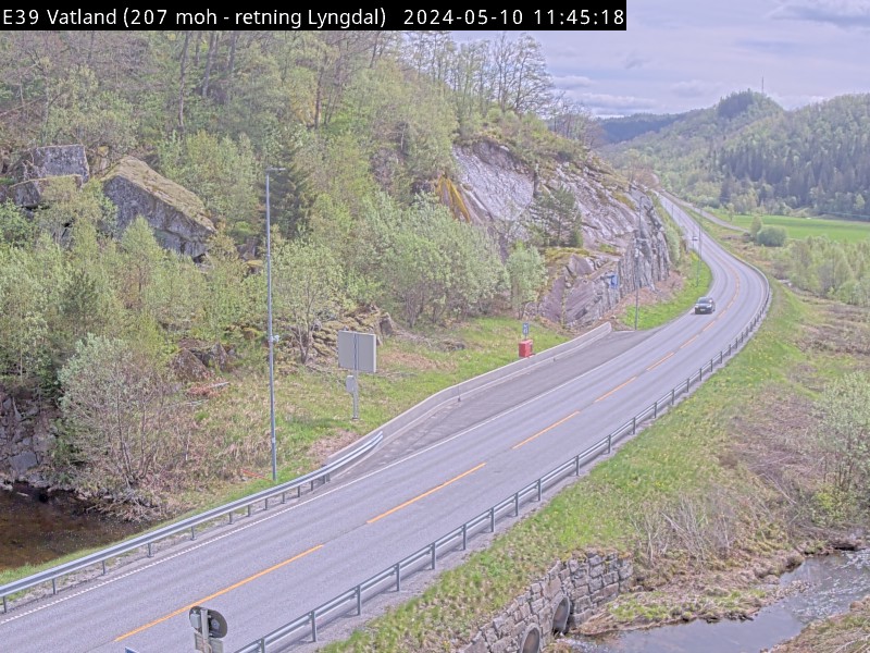 Webcam Vatlandtunnel, Lyngdal, Vest-Agder, Norwegen