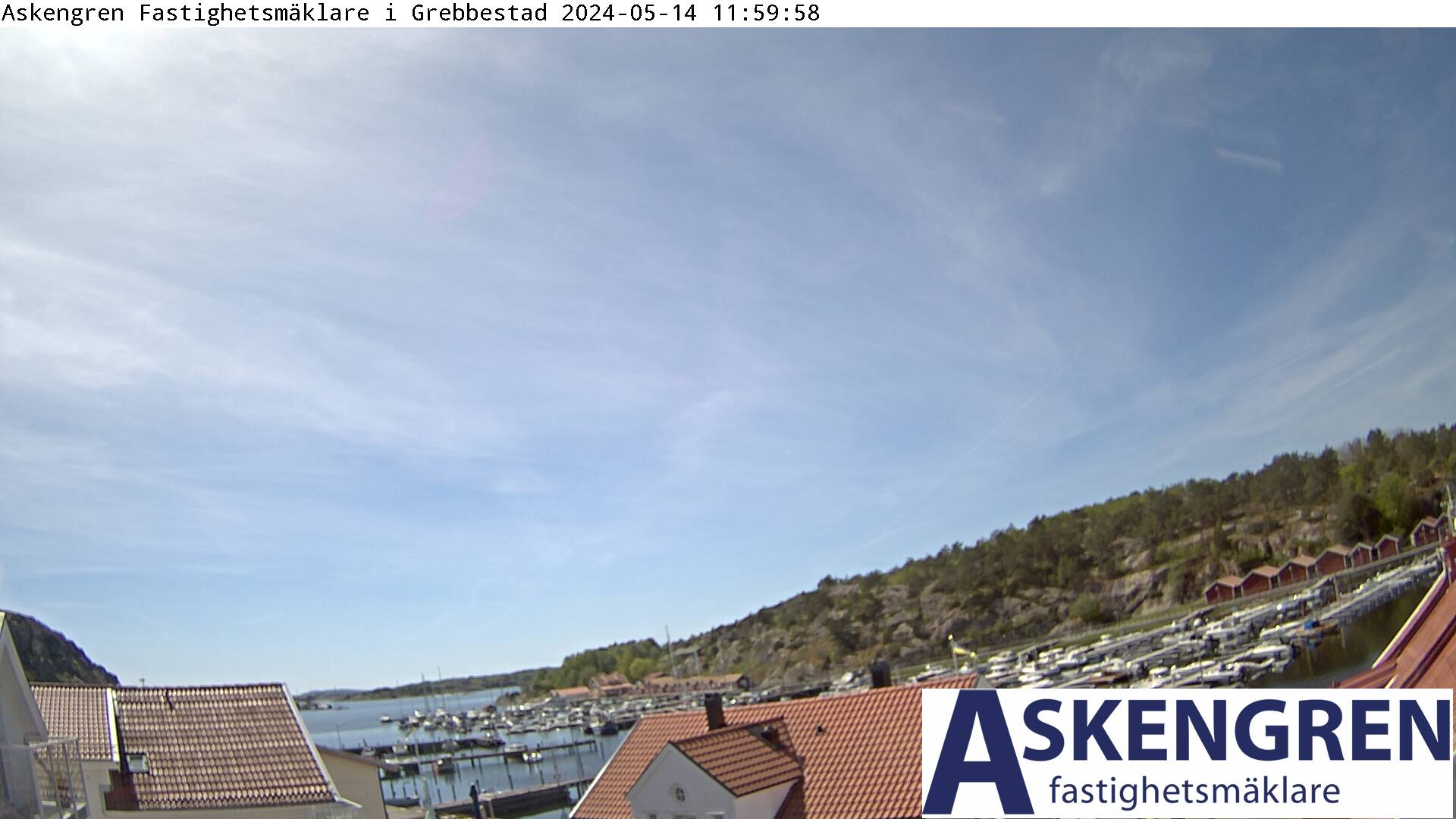Webcam Grebbestad, Tanum, Bohuslän, Schweden