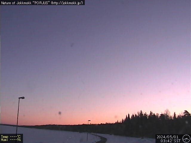 Webcam Porjus, Jokkmokk, Lappland, Schweden