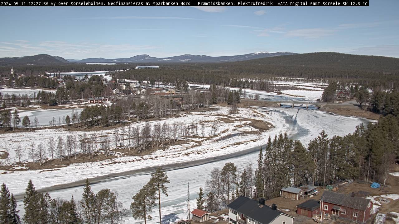Webcam Sorsele, Sorsele, Lappland, Schweden