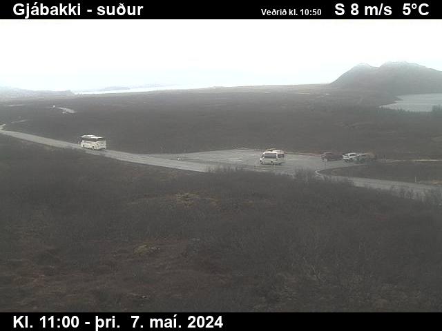 Webcam Gjábakki, Bláskógabyggð, Suðurland, Island