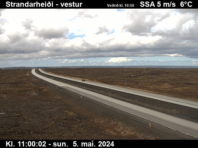 Webcam Strandarheiði, Vogar, Suðurnes, Island