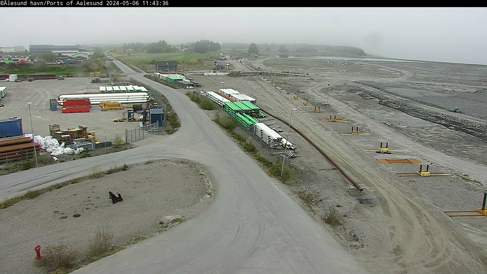 Webcam Gjøsundet havneanlegg, Giske, Møre og Romsdal, Norwegen