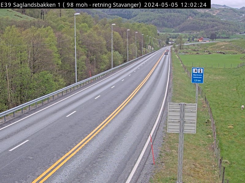 Webcam Saglandsbakken, Bjerkreim, Rogaland, Norwegen