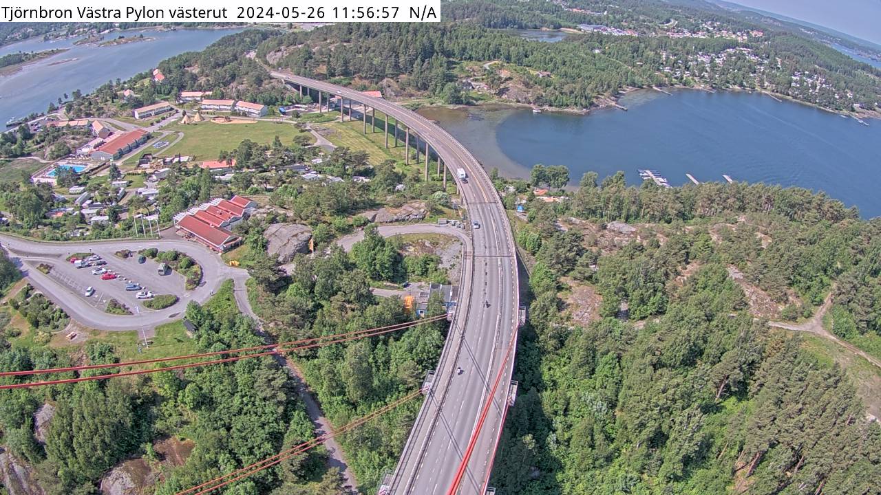 Webcam Tjörnbron, Stenungsund, Bohuslän, Schweden